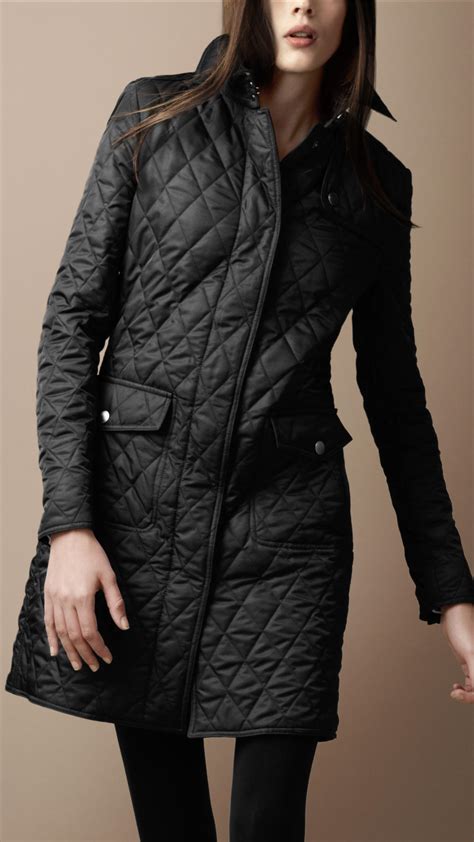 burberry brit padded coat|burberry trench coats women's.